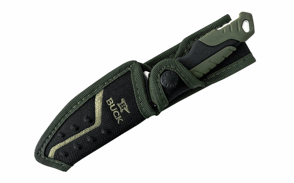 Buck Knives 658 Pursuit, Small Fixed Blade Knife - Green