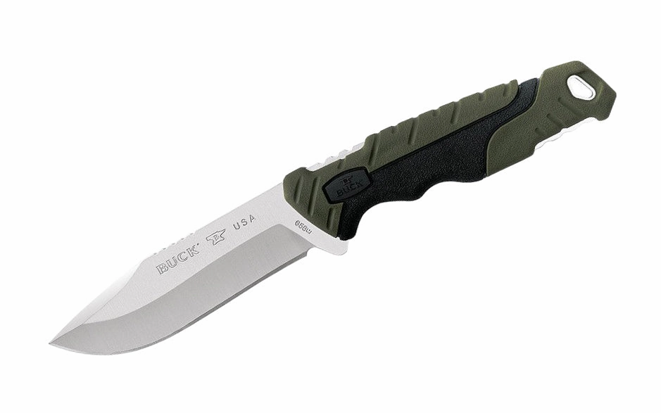Buck Knives 658 Pursuit, Small Fixed Blade Knife - Green