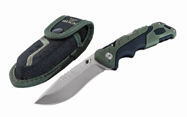 Buck Knives 659 Pursuit, Large Folding Knife - Green
