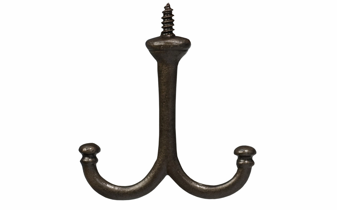 Cast Iron Double Ceiling Hook