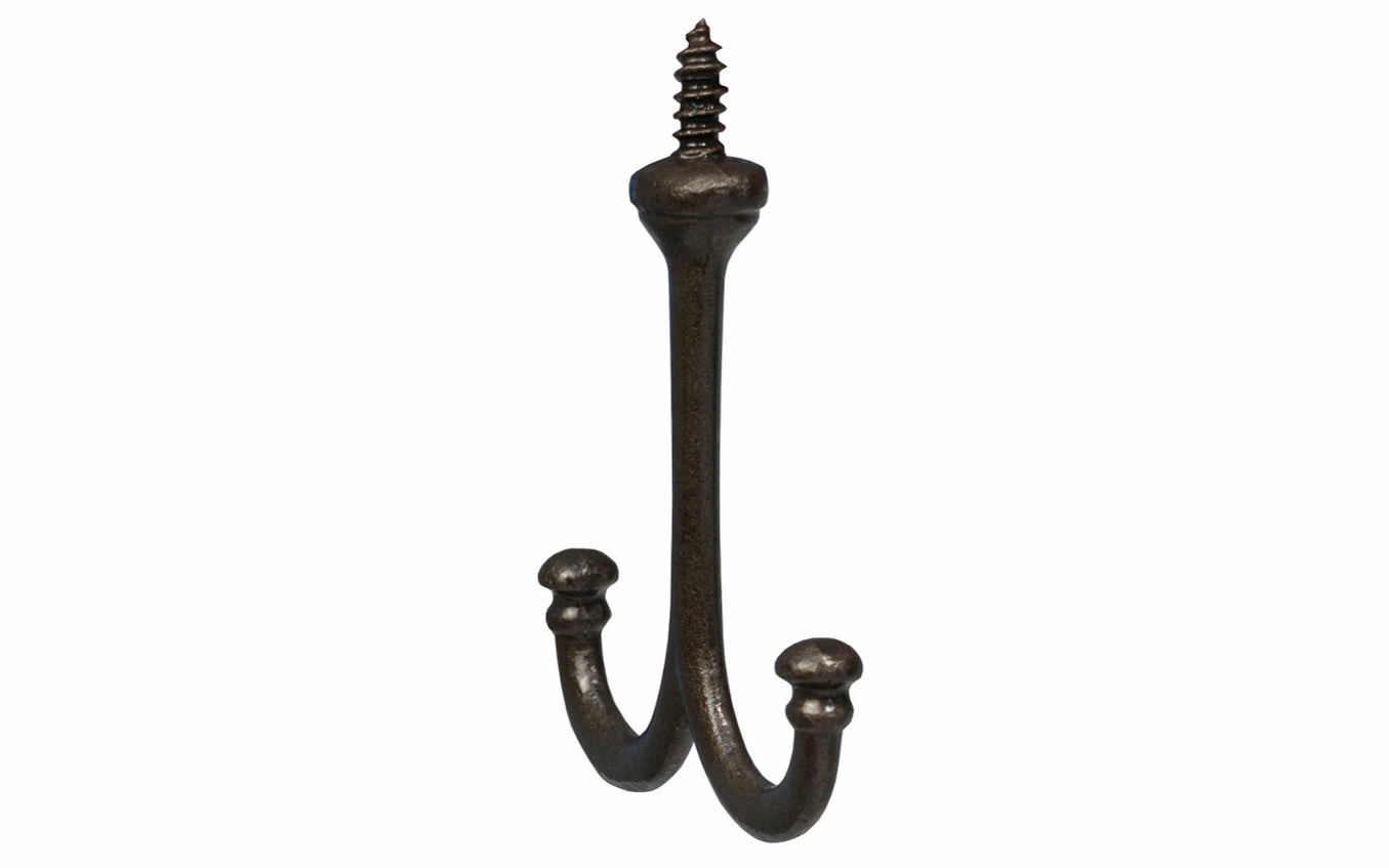 Cast Iron Double Ceiling Hook
