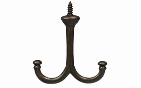 Cast Iron Double Ceiling Hook