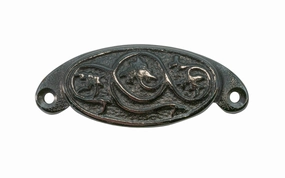 Cast Iron "Ivy" Bin Pull - 3" on Centers