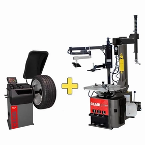 Cemb EZ10 Balancer   SM825 Electric Tire Changer w/ Press Arm COMBO