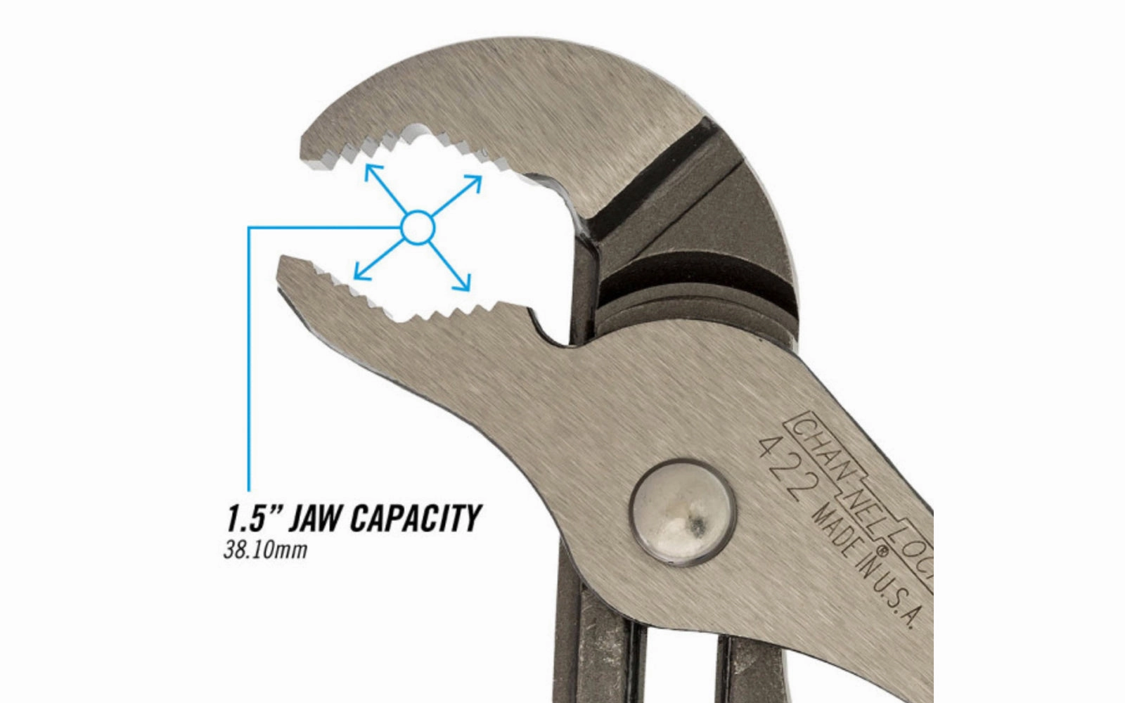 Channellock 9-1/2" V-Jaw Tongue & Groove Plier - 422