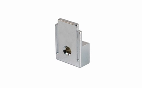 Chrome Decorative Mirror Clip for 1/4" Thick Glass