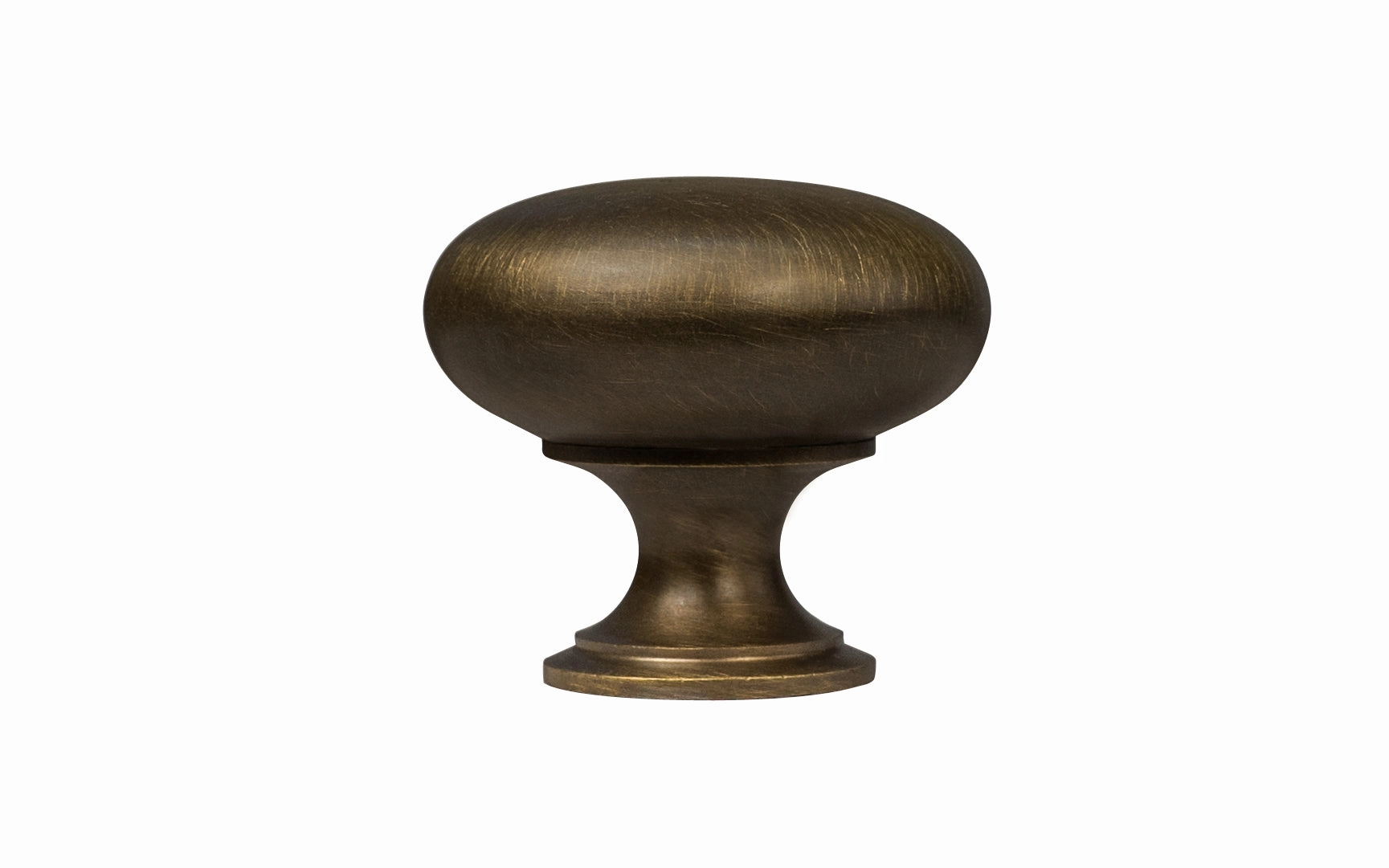 Classic Brass Cabinet Knob ~ Antique Brass Finish