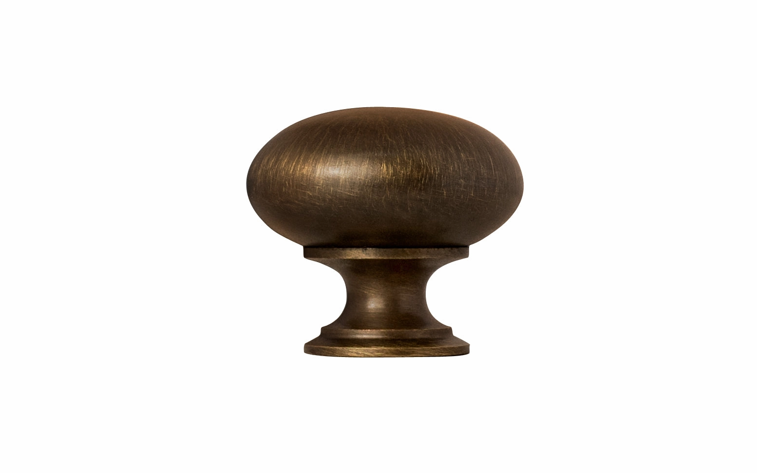 Classic Brass Cabinet Knob ~ Antique Brass Finish