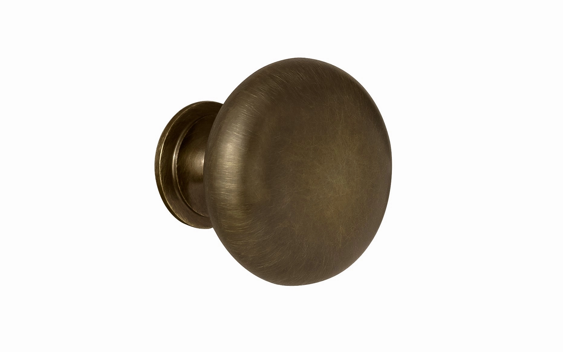Classic Brass Cabinet Knob ~ Antique Brass Finish