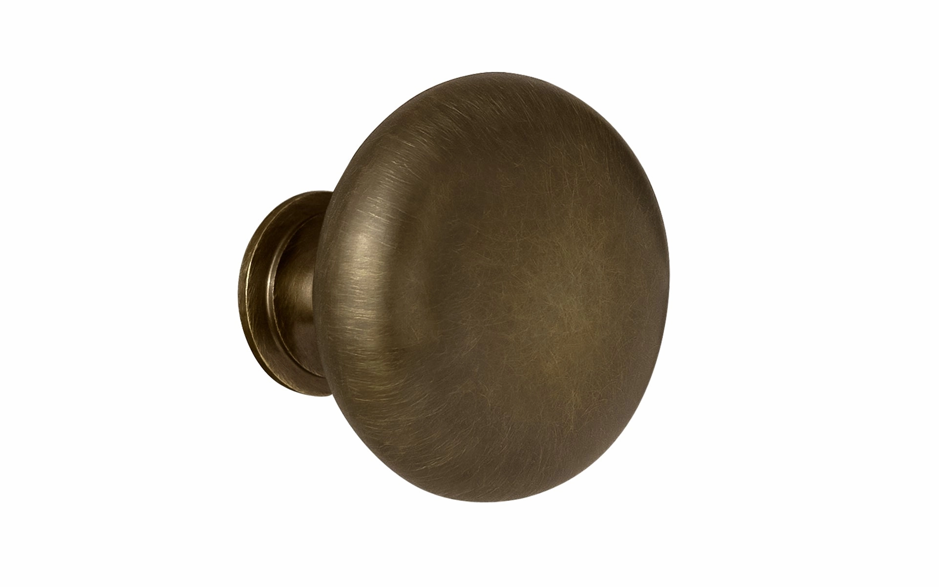 Classic Brass Cabinet Knob ~ Antique Brass Finish