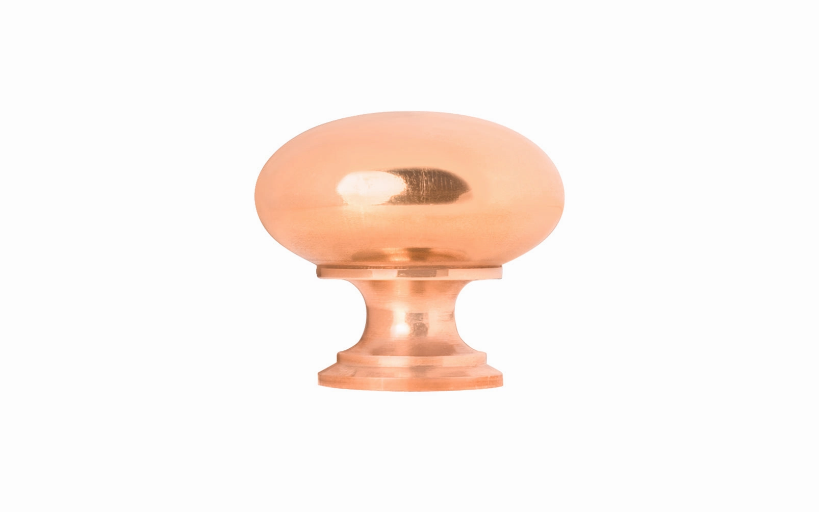 Classic Brass Cabinet Knob ~ Polished Copper Finish
