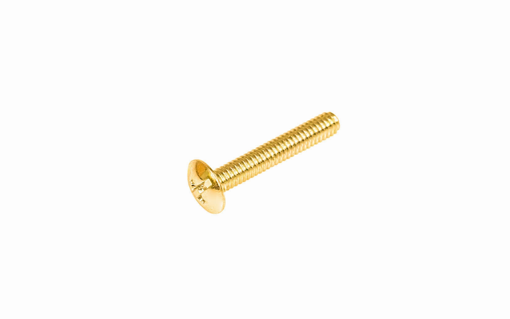 Classic Brass Cabinet Knob ~ Polished Nickel Finish