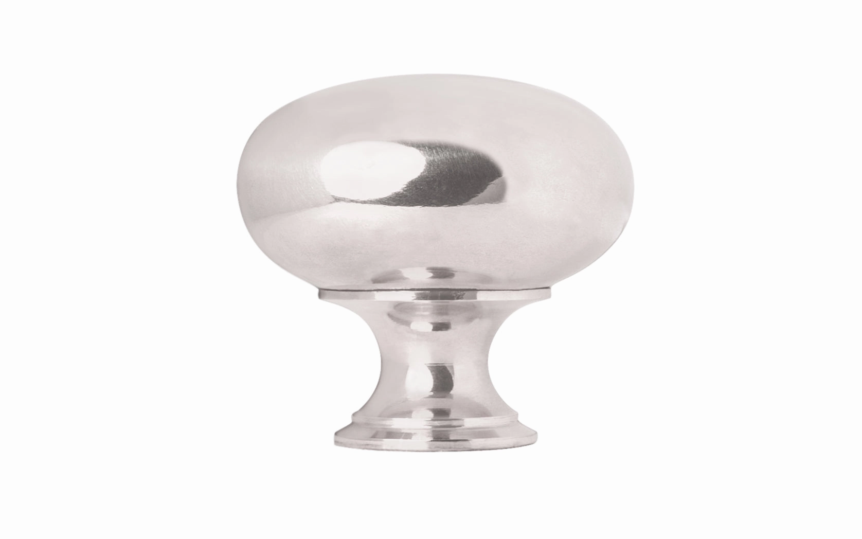 Classic Brass Cabinet Knob ~ Polished Nickel Finish