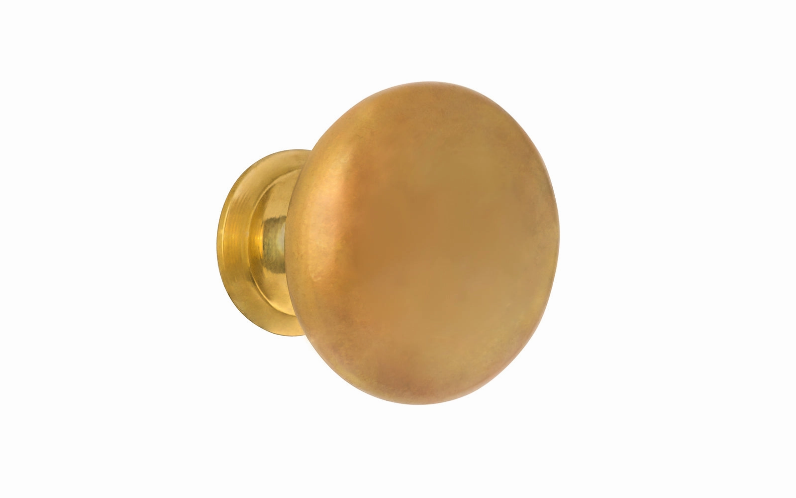 Classic Brass Cabinet Knob ~ Unlacquered Brass