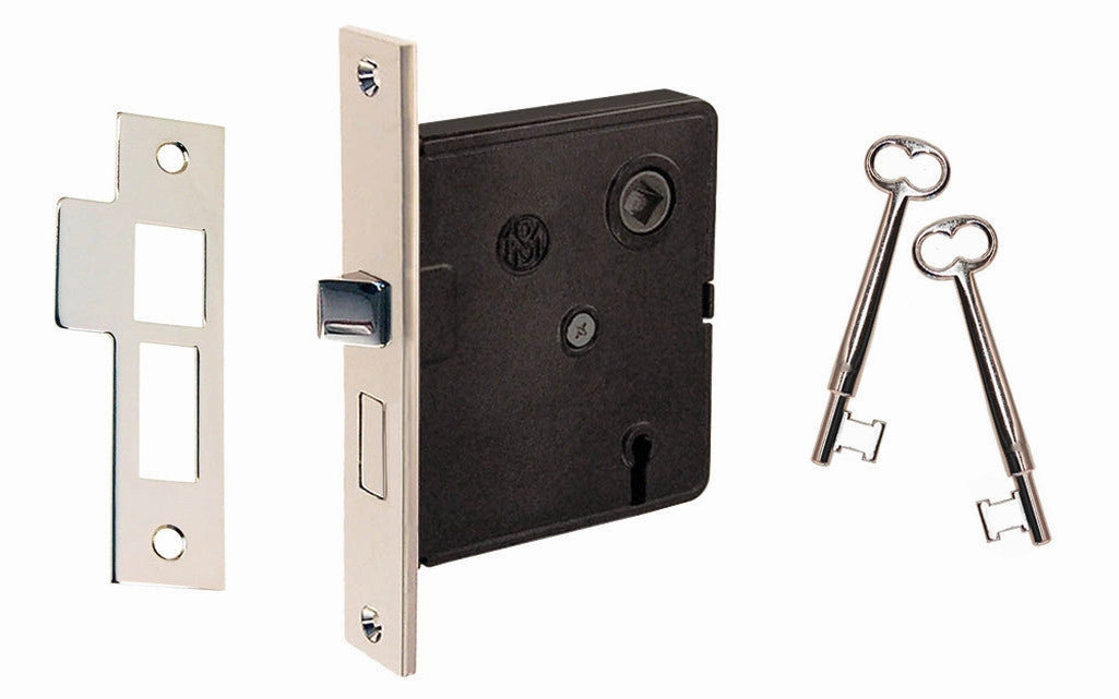 Classic Brass Interior Mortise Lock Set