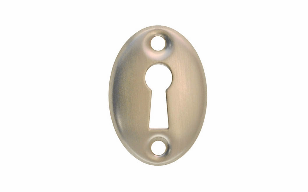 Classic Brass Oval Keyhole