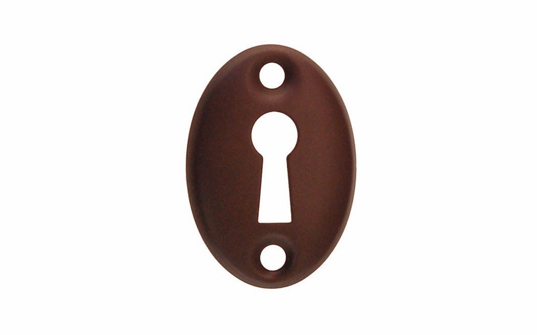 Classic Brass Oval Keyhole