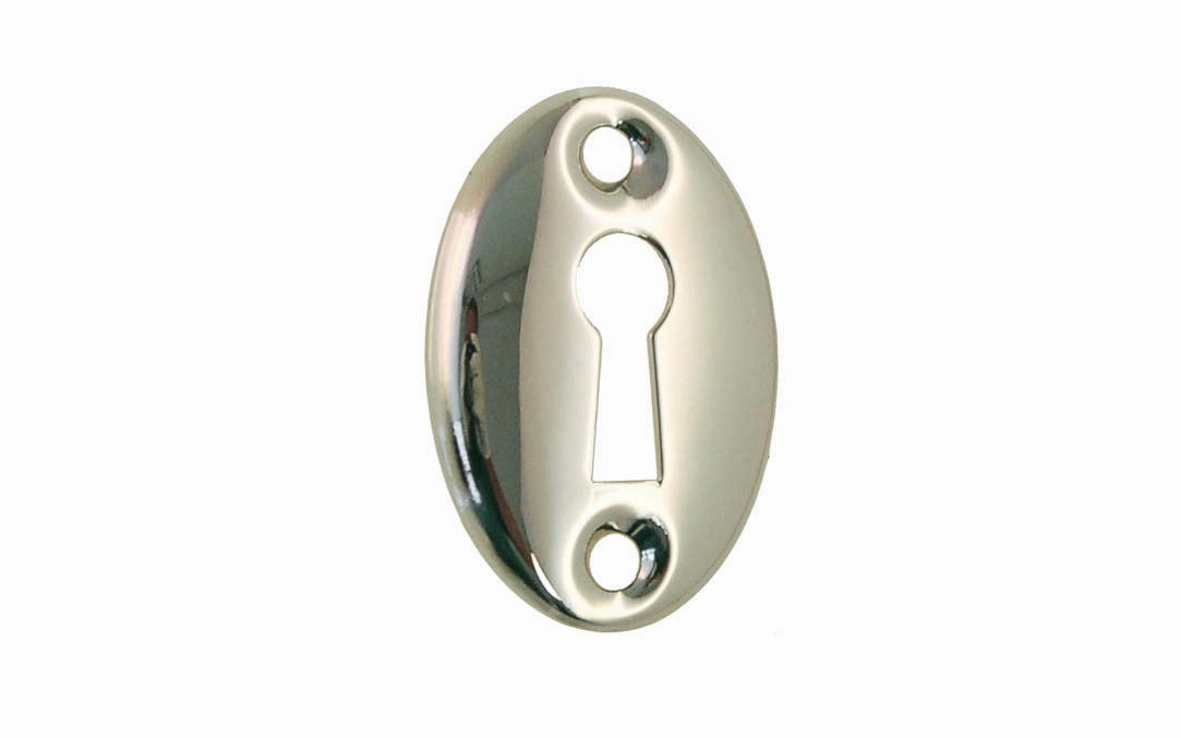 Classic Brass Oval Keyhole