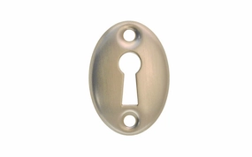 Classic Brass Oval Keyhole