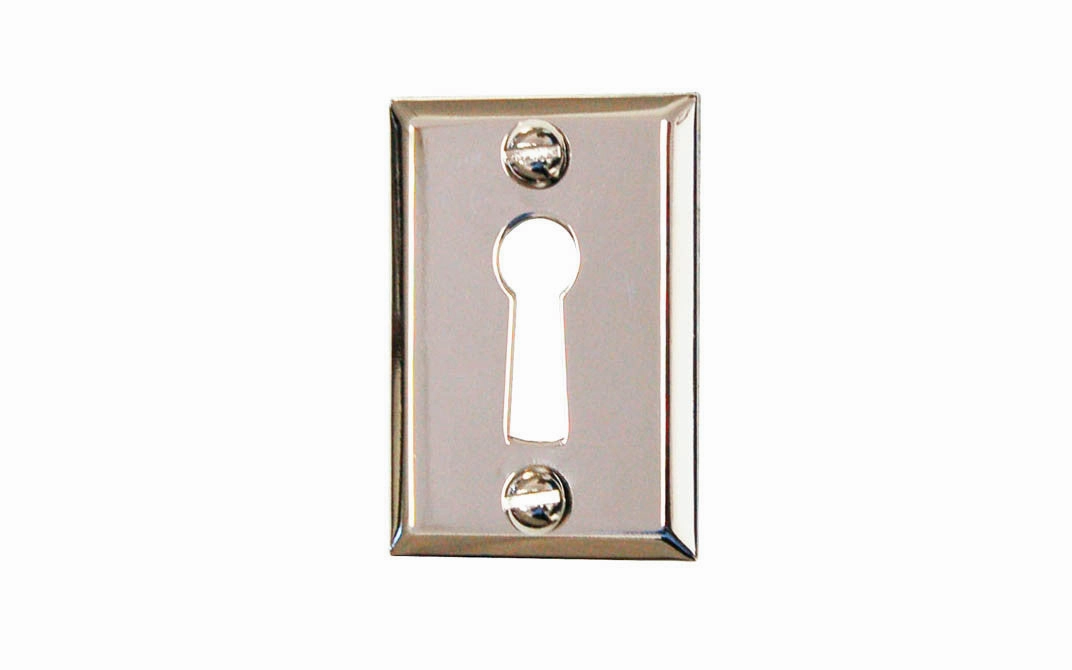Classic Brass Rectangle Keyhole