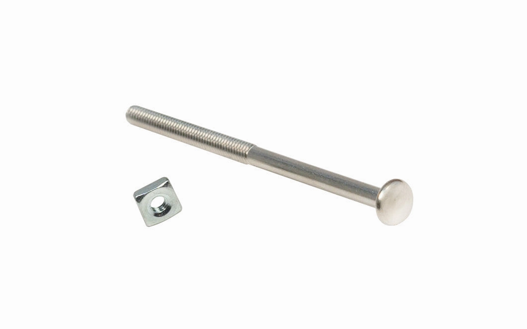 Classic Hexagonal Glass Cabinet Knob ~ Clear