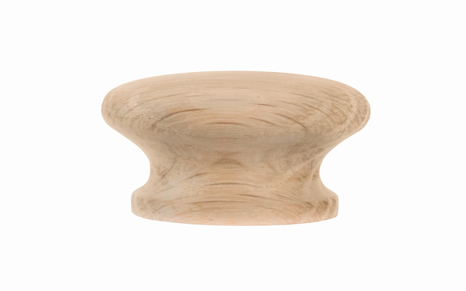 Classic Oak Wood Round Cabinet Knob