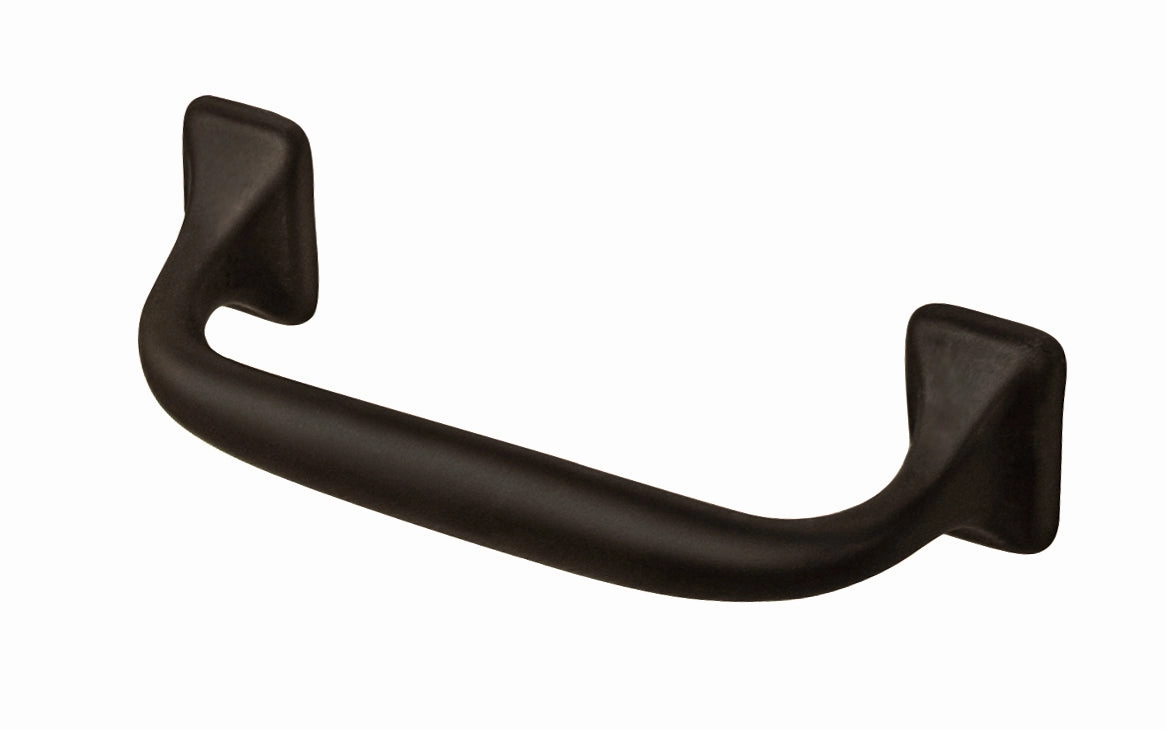 Classic Offset Solid Brass Pull ~ 3-1/2" On Centers