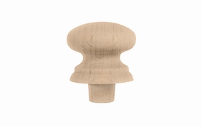 Classic Shaker Beech Cabinet Knob with Tenon