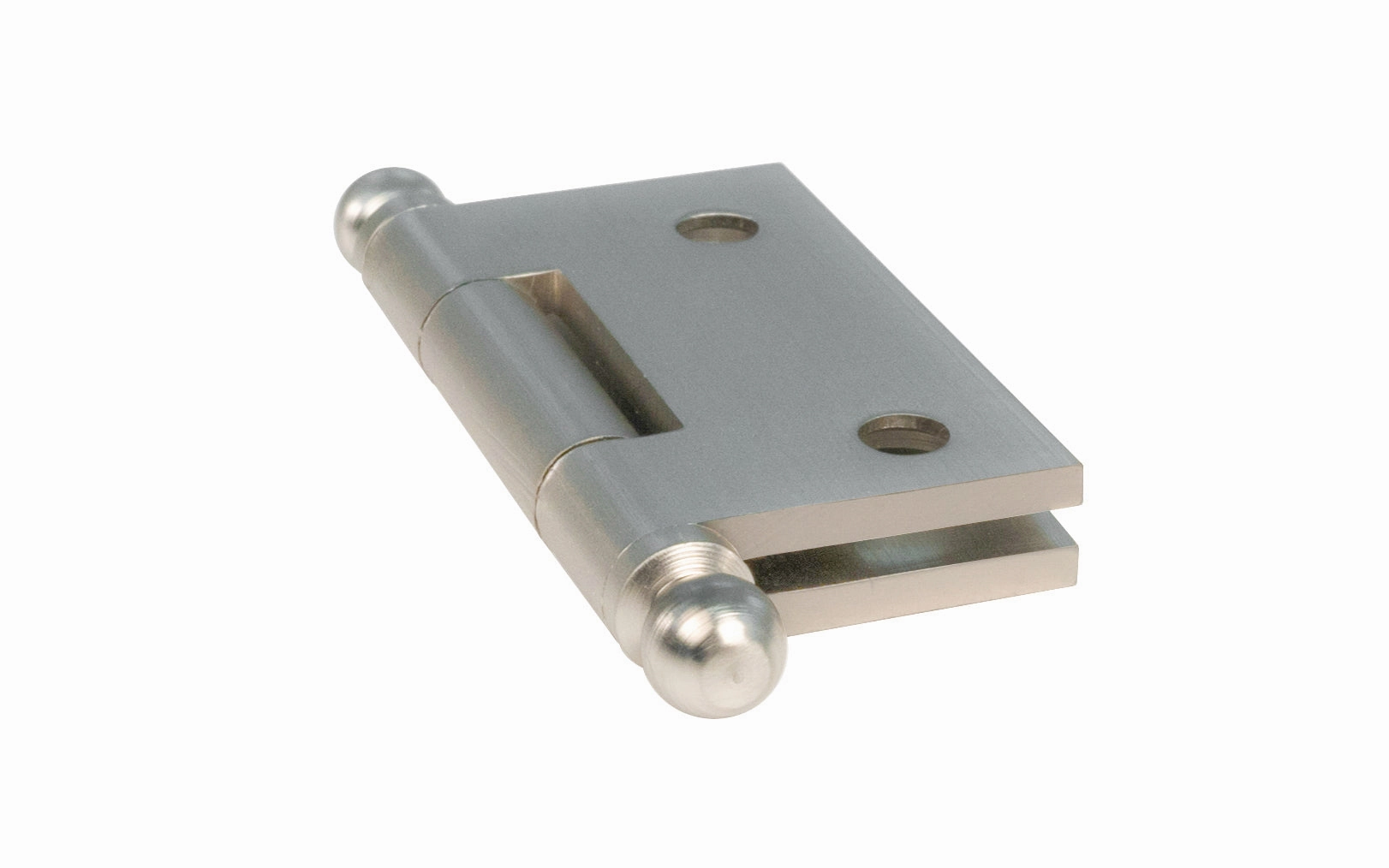 Classic Solid Brass Ball-Tip Cabinet Hinge ~ 1-1/2" x 1-1/2"