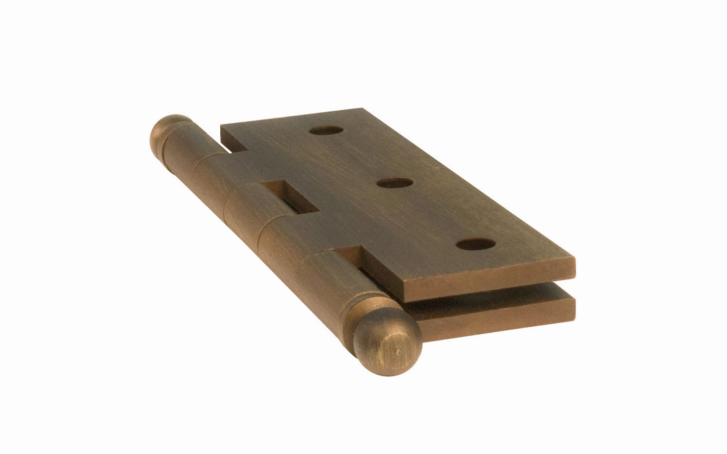 Classic Solid Brass Ball-Tip Cabinet Hinge ~ 2-1/2" x 1-3/4"