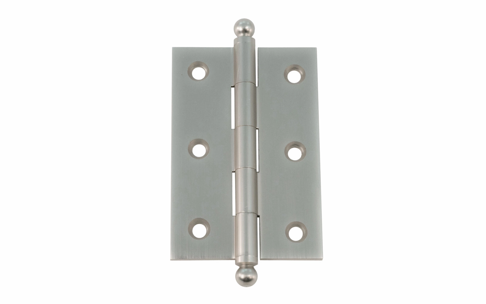 Classic Solid Brass Ball-Tip Cabinet Hinge ~ 2-1/2" x 1-3/4"
