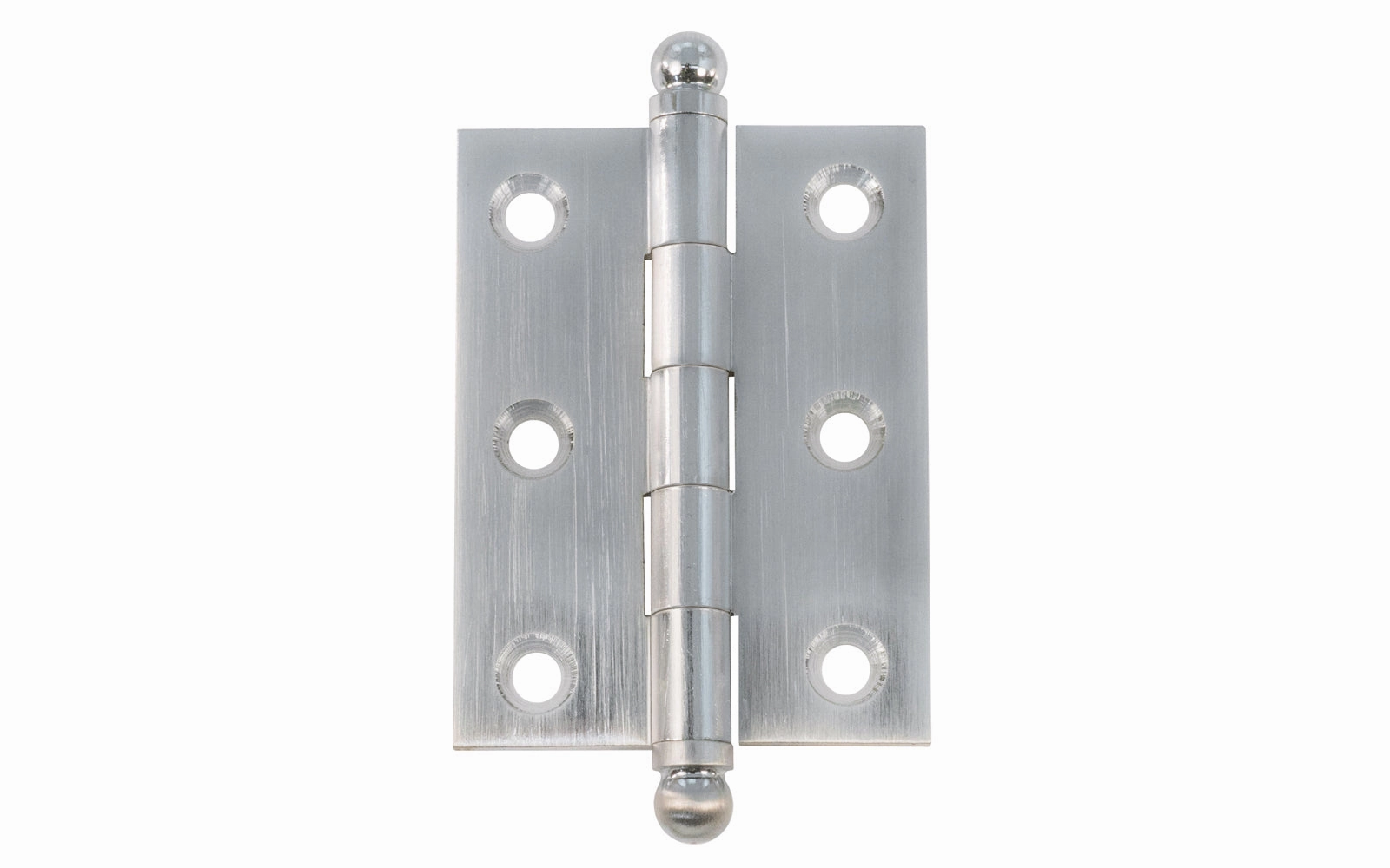 Classic Solid Brass Ball-Tip Cabinet Hinge ~ 2" x 1-1/2"