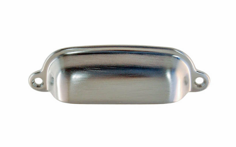 Classic Solid Brass Bin Pull ~ 3-3/8" On Centers