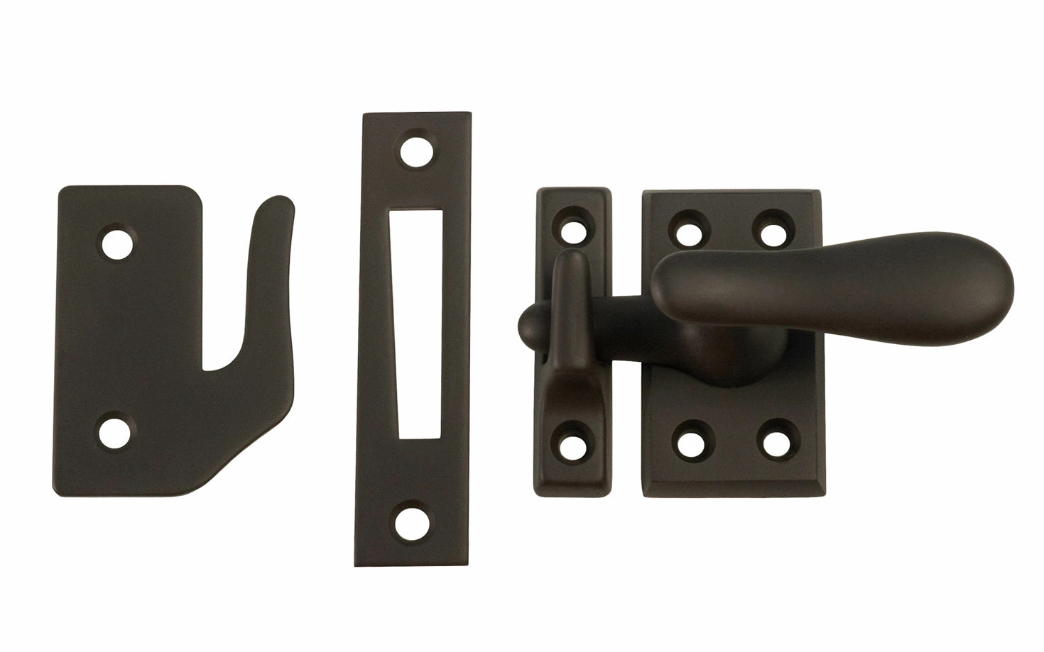 Classic Solid Brass Casement Window Latch ~ Large Size