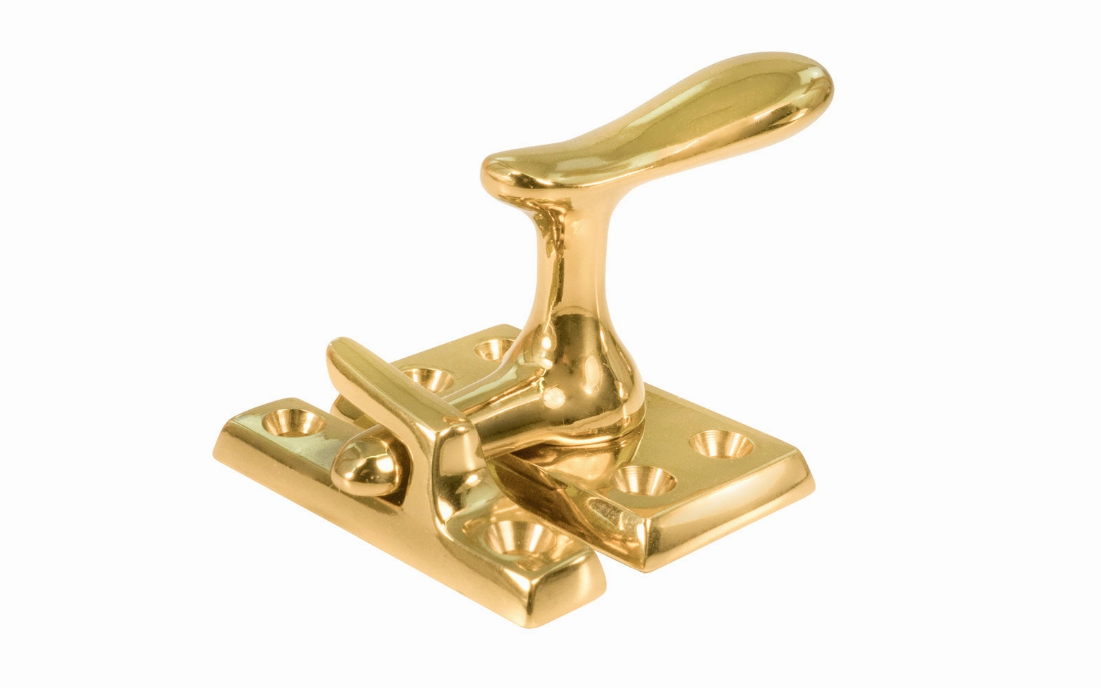 Classic Solid Brass Casement Window Latch ~ Large Size