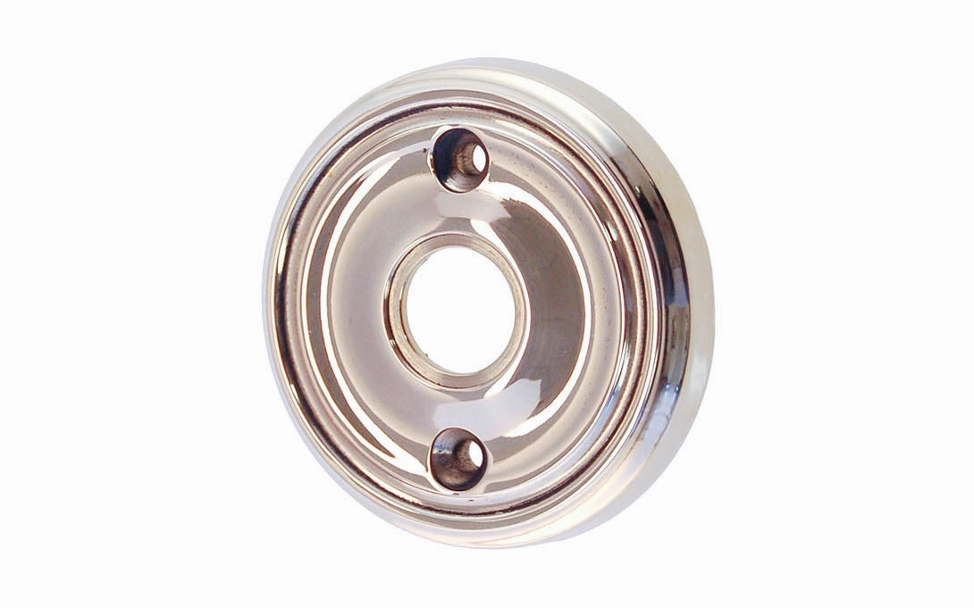 Classic Solid Brass Rosette ~ Passage (Non-Locking)