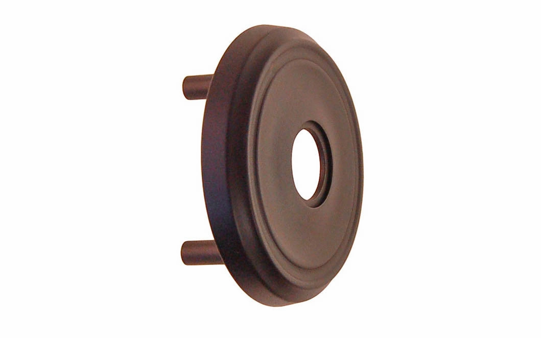 Classic Solid Brass Rosette with Threaded Shanks ~ Passage (Non-Locking)