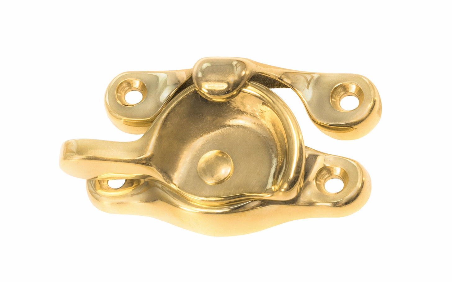 Classic Solid Brass Sash Lock ~ Regular Size