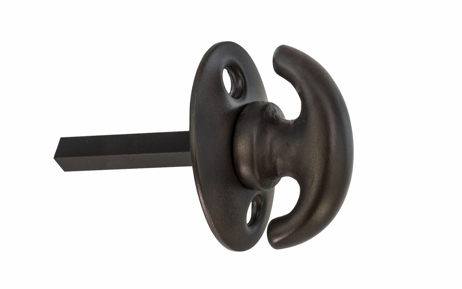 Classic Solid Brass Thumbturn with Smaller Oval Plate