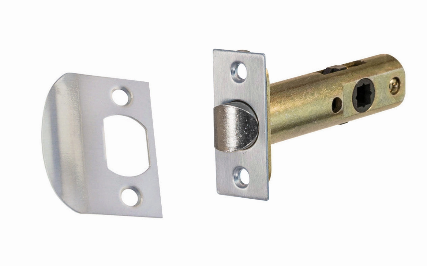 Classic Spring Latch for Doors (Passage) ~ 2-3/8" Backset
