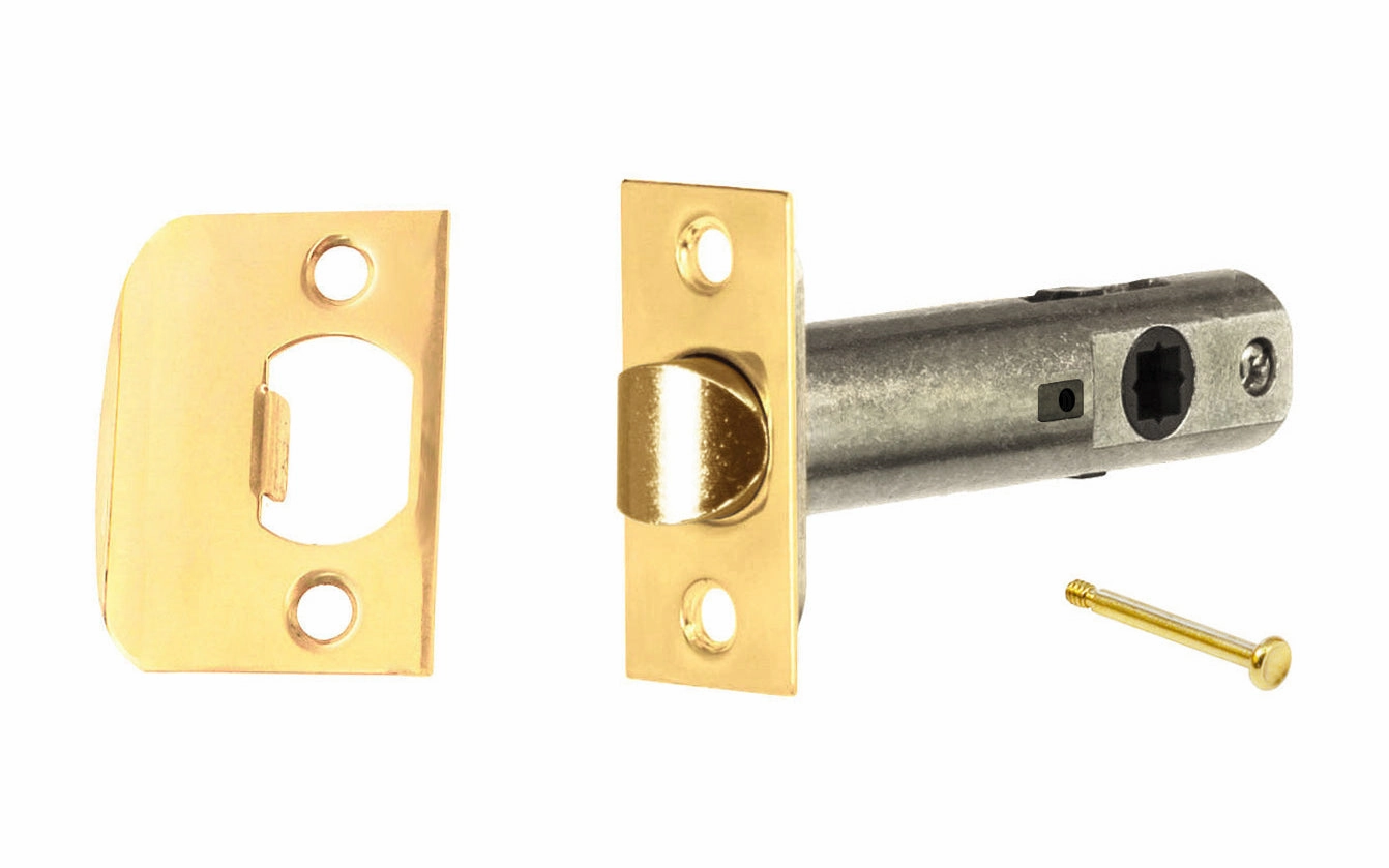 Classic Spring Latch for Doors with Locking Pin (Privacy) ~ 2-3/4" Backset