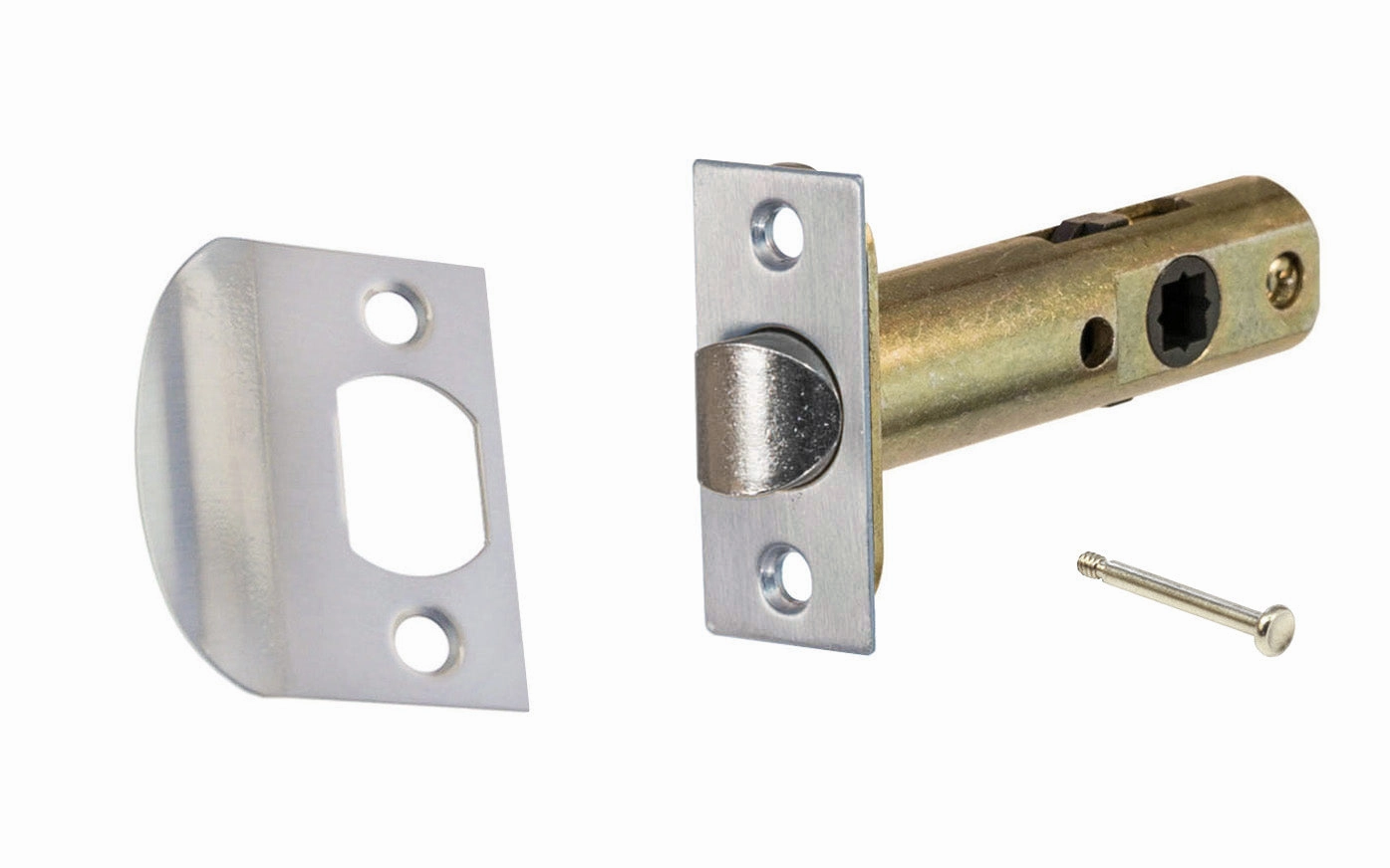 Classic Spring Latch for Doors with Locking Pin (Privacy) ~ 2-3/8" Backset