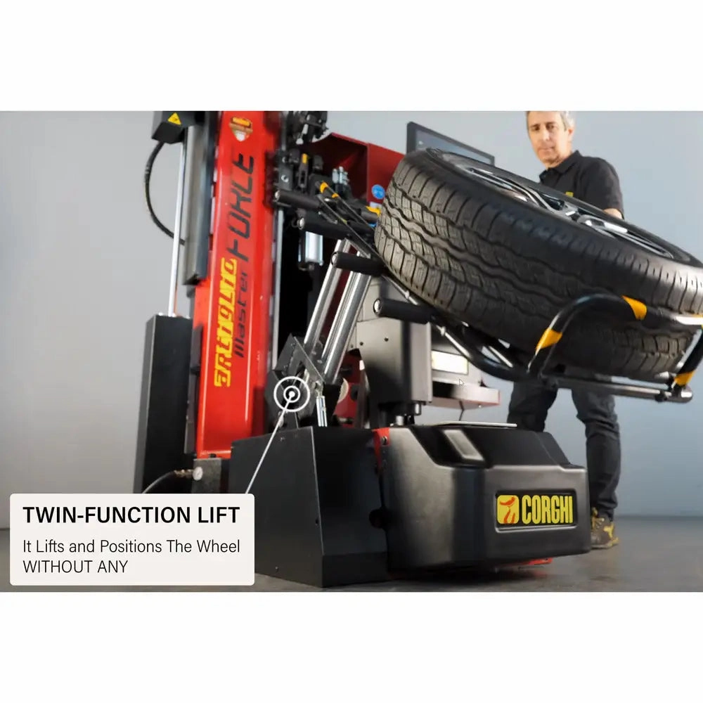 Corghi Master Force Tire Changer, Hydraulic w/ Automatic Contactless (STANDARD)