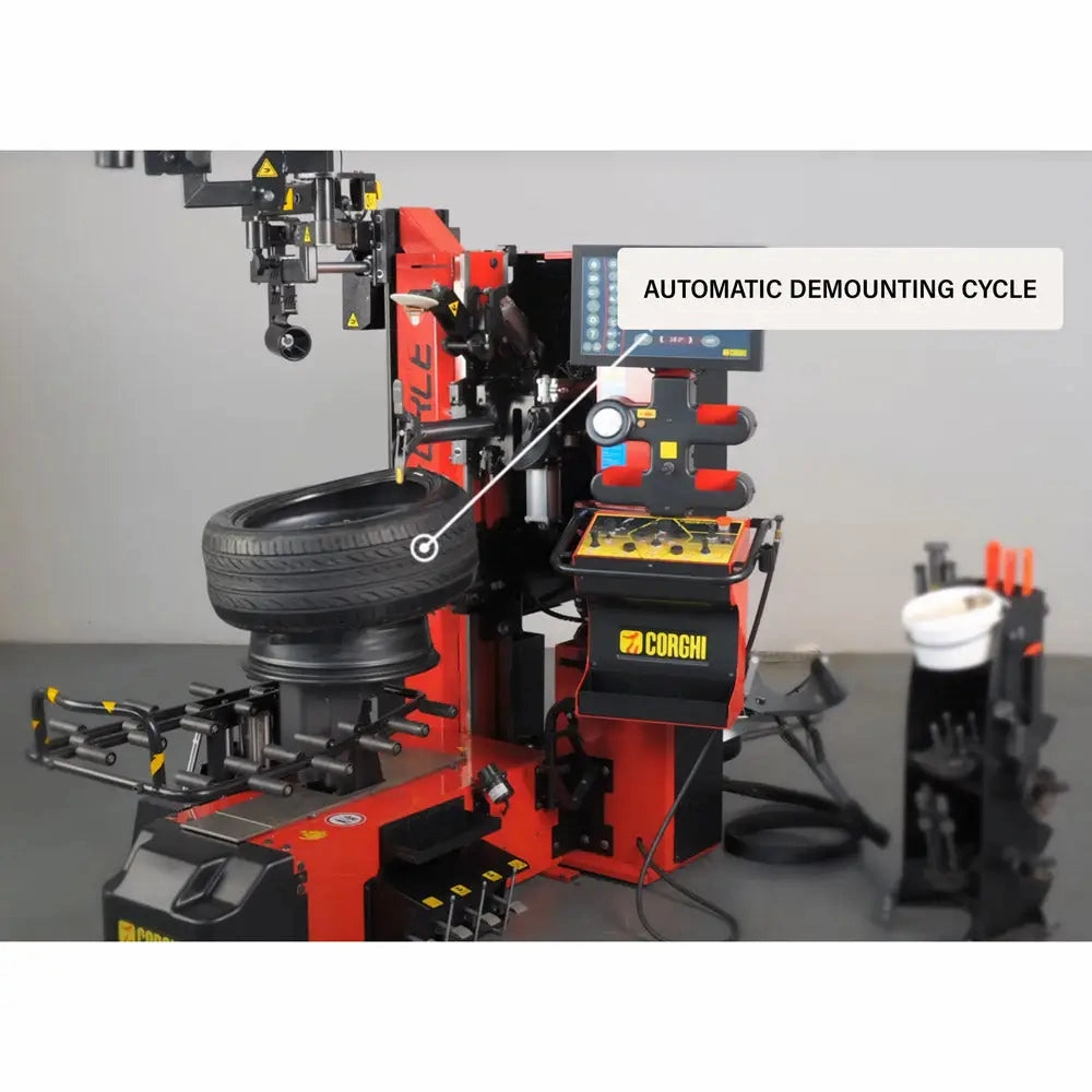 Corghi Master Force Tire Changer, Hydraulic w/ Automatic Contactless (STANDARD)