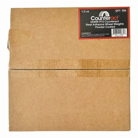 Counteract 0.5 oz Roll Style Wheel Weight (356 pcs, Grey, Steel) - SAWW-P12