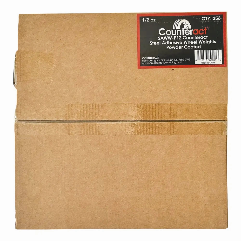 Counteract 0.5 oz Roll Style Wheel Weight (356 pcs, Grey, Steel) - SAWW-P12