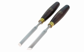 Crown Tools 12 mm Skew Edge Chisels - Right & Left