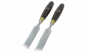 Crown Tools 25 mm Skew Edge Chisels - Right & Left