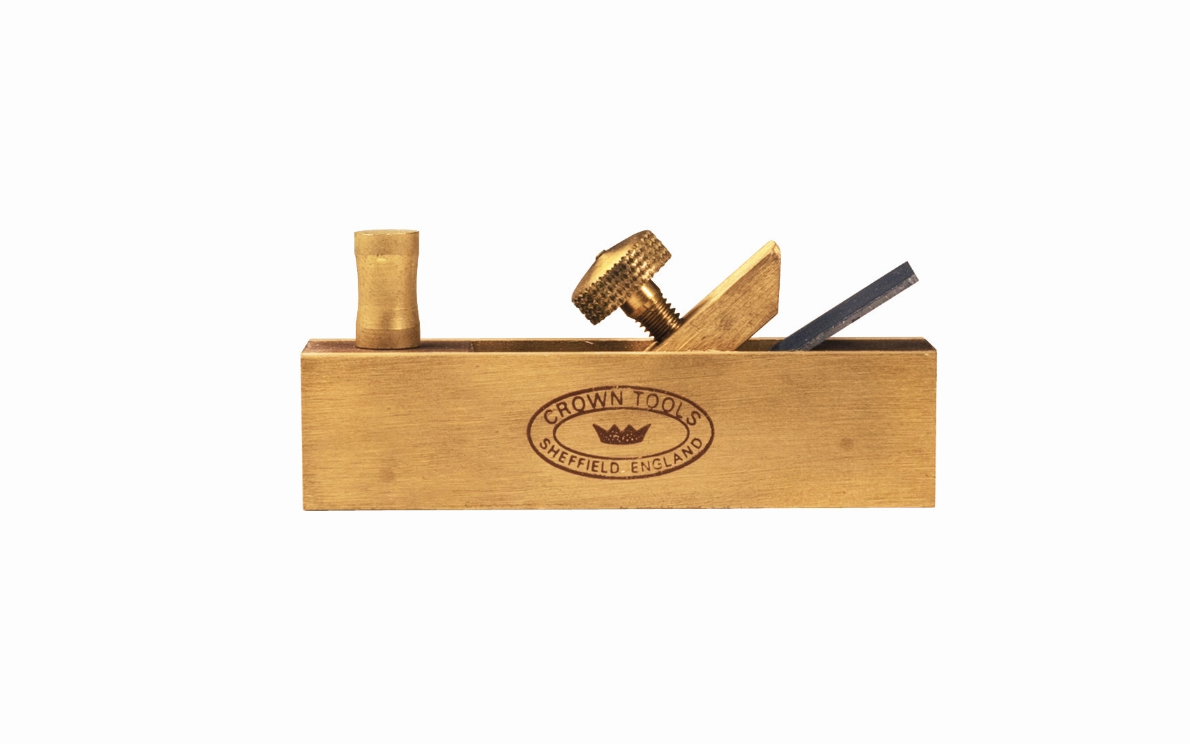 Crown Tools Brass Miniature 3" Block Plane