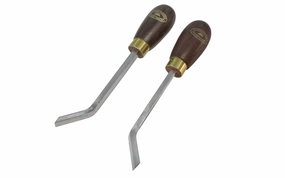 Crown Tools Pair of Bent Corner Chisels - Right & Left